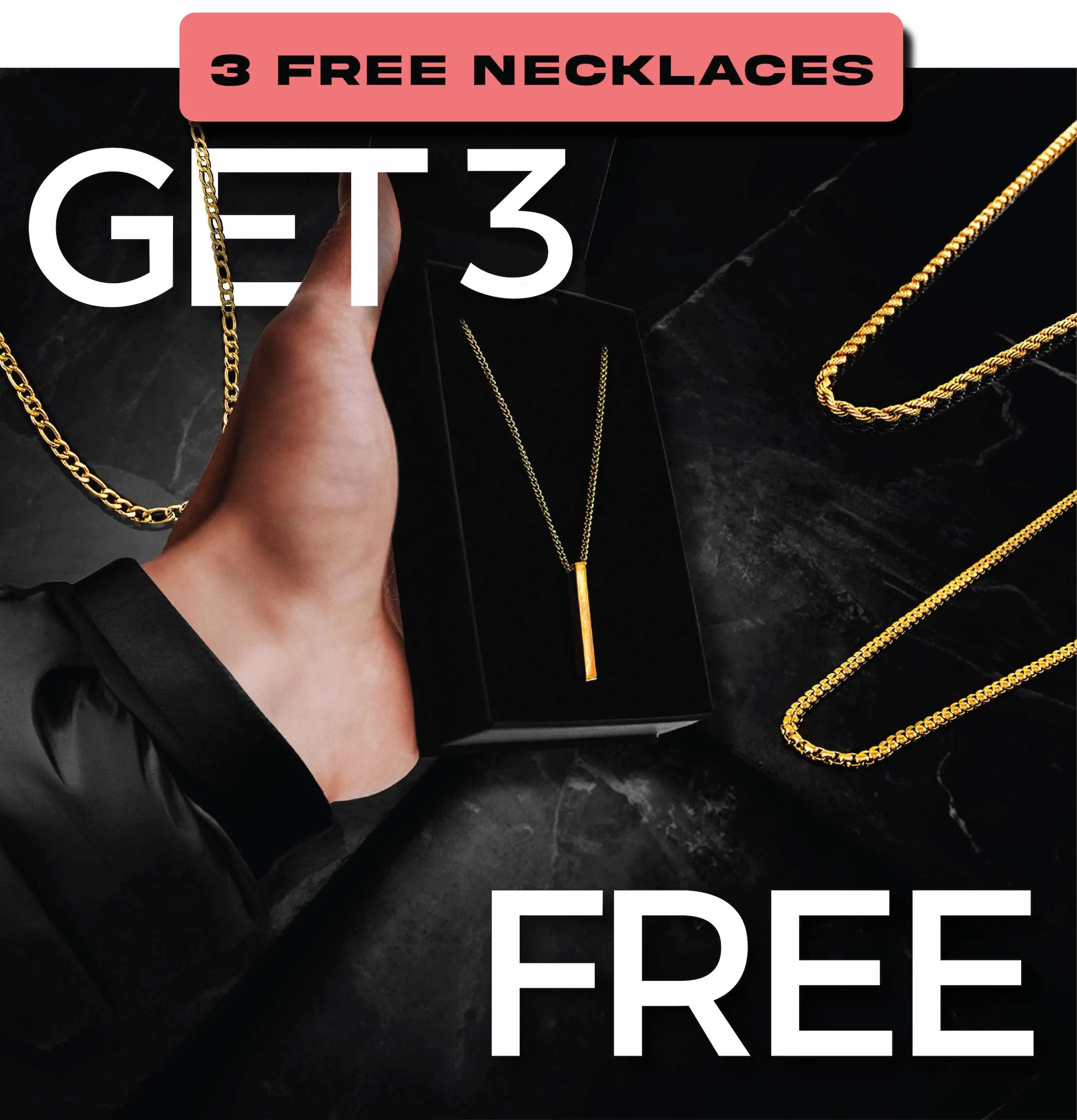 24kt Gold Bar Necklace - BUNDLE & SAVE
