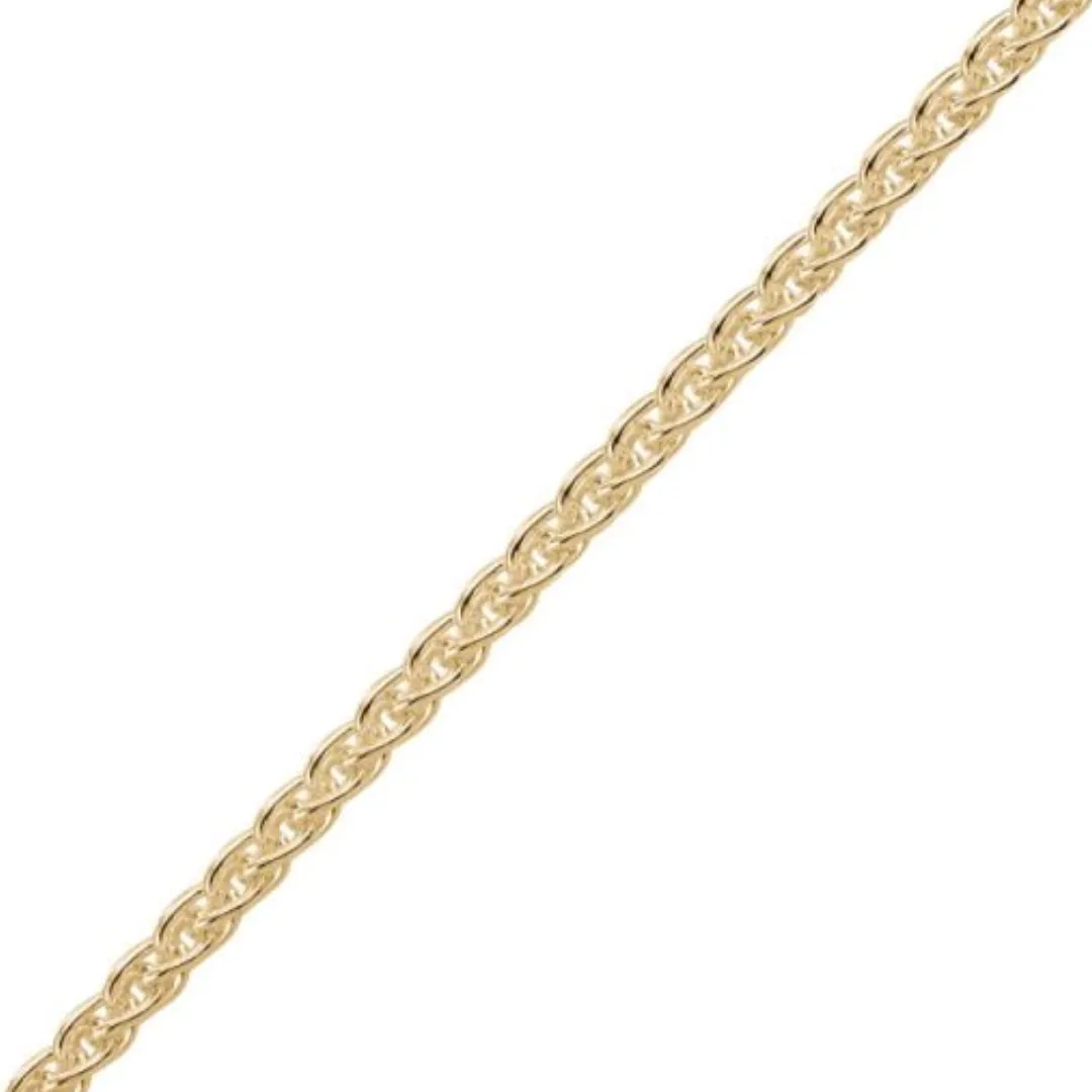 9ct Gold Wheat Necklace