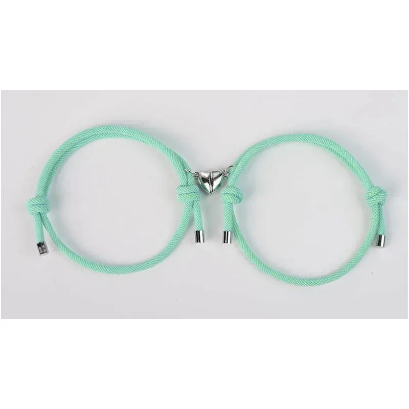 Adjustable Braided Magnetic Couple Bracelet – Strengthen Your Bond