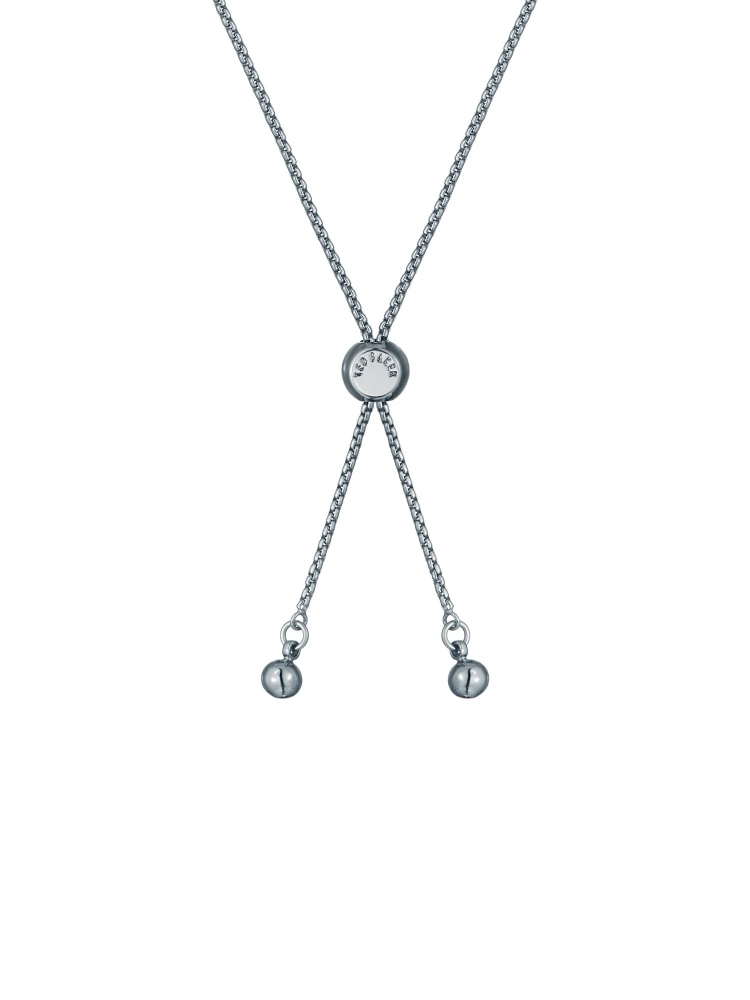 Adoria Crystal Sweetheart Adjustable Bracelet Silver