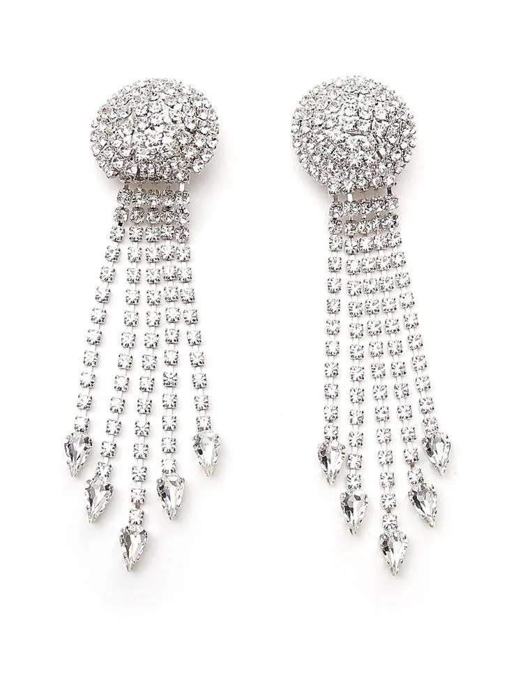 Alessandra Rich Crystal Drop Earrings