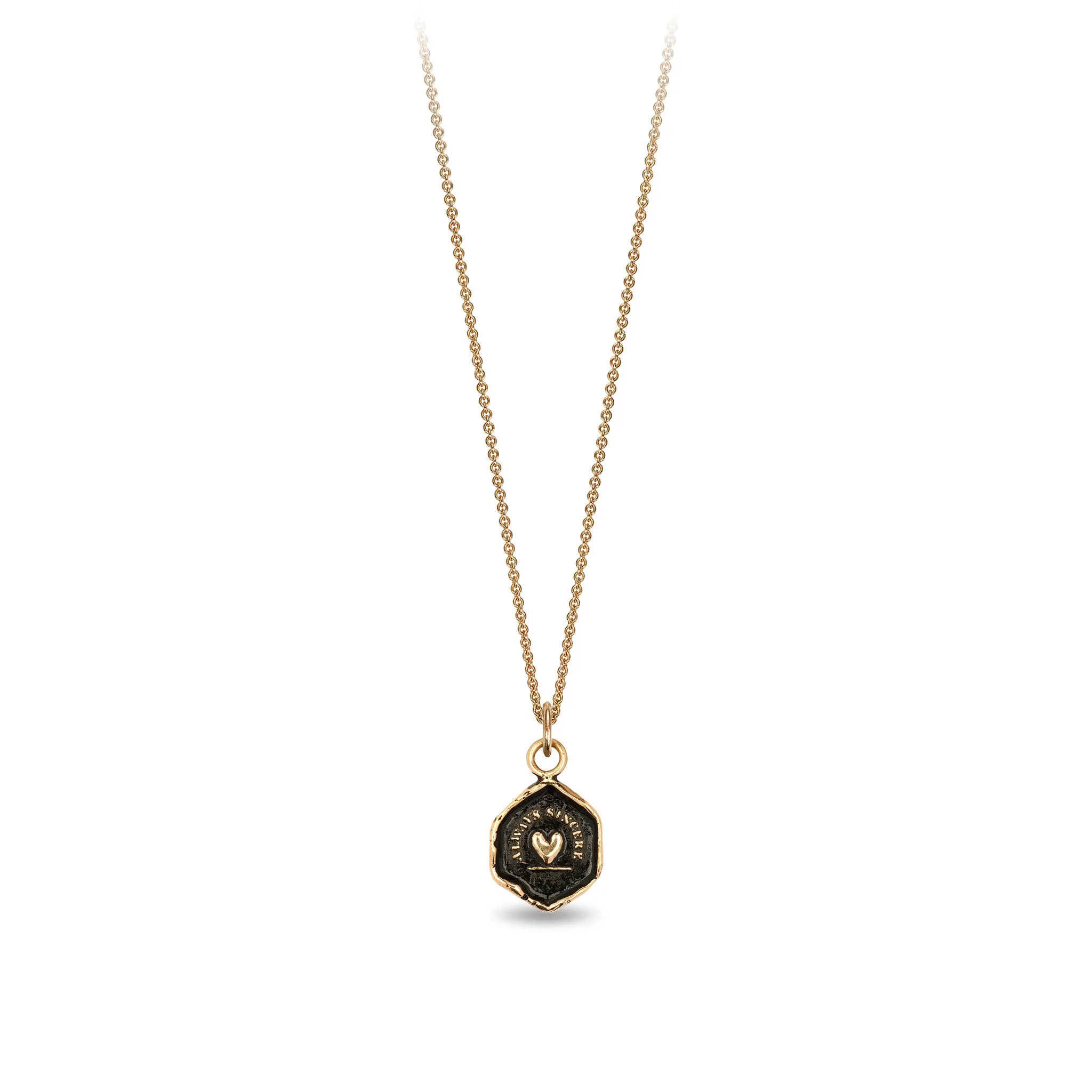 Always Sincere 14K Gold Talisman