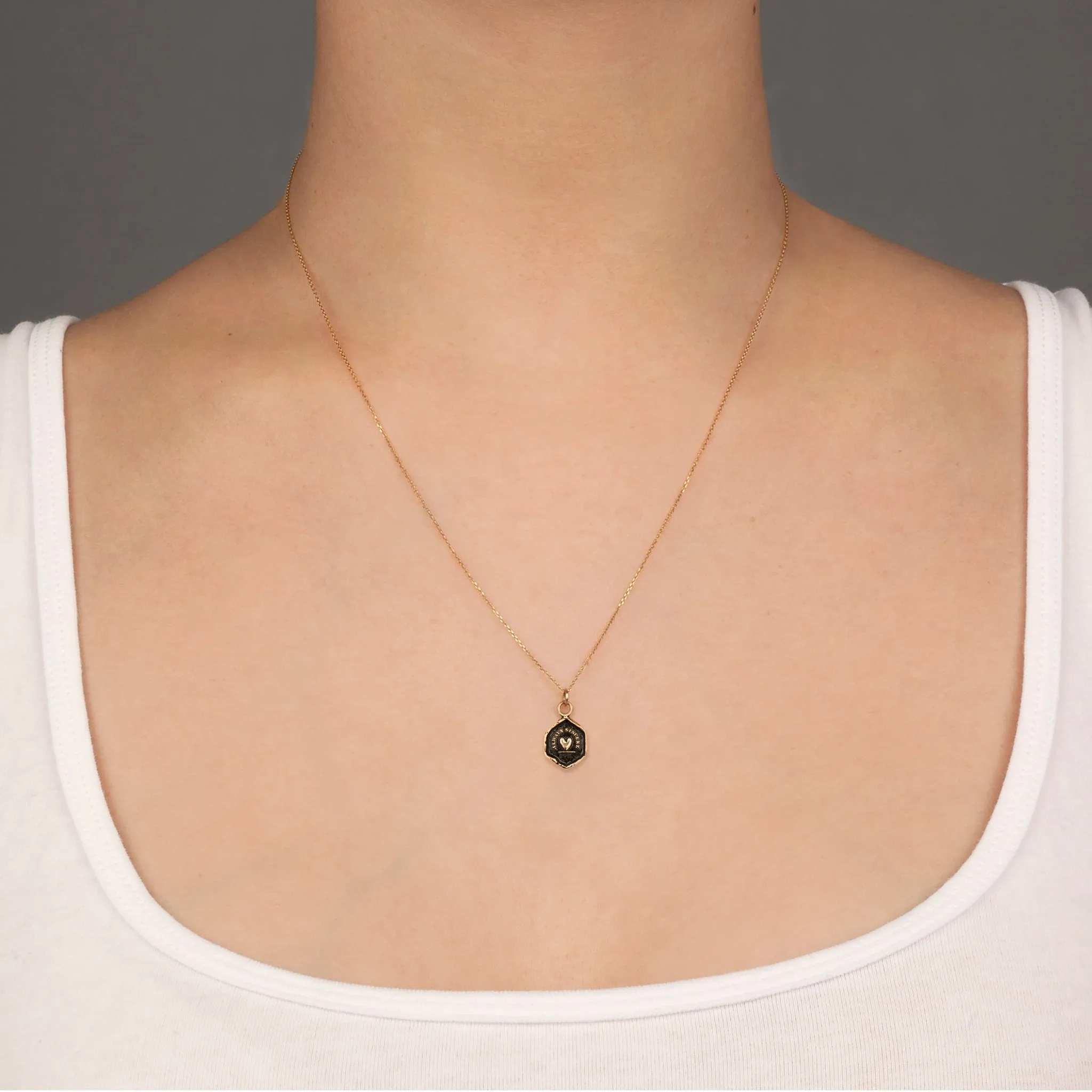 Always Sincere 14K Gold Talisman