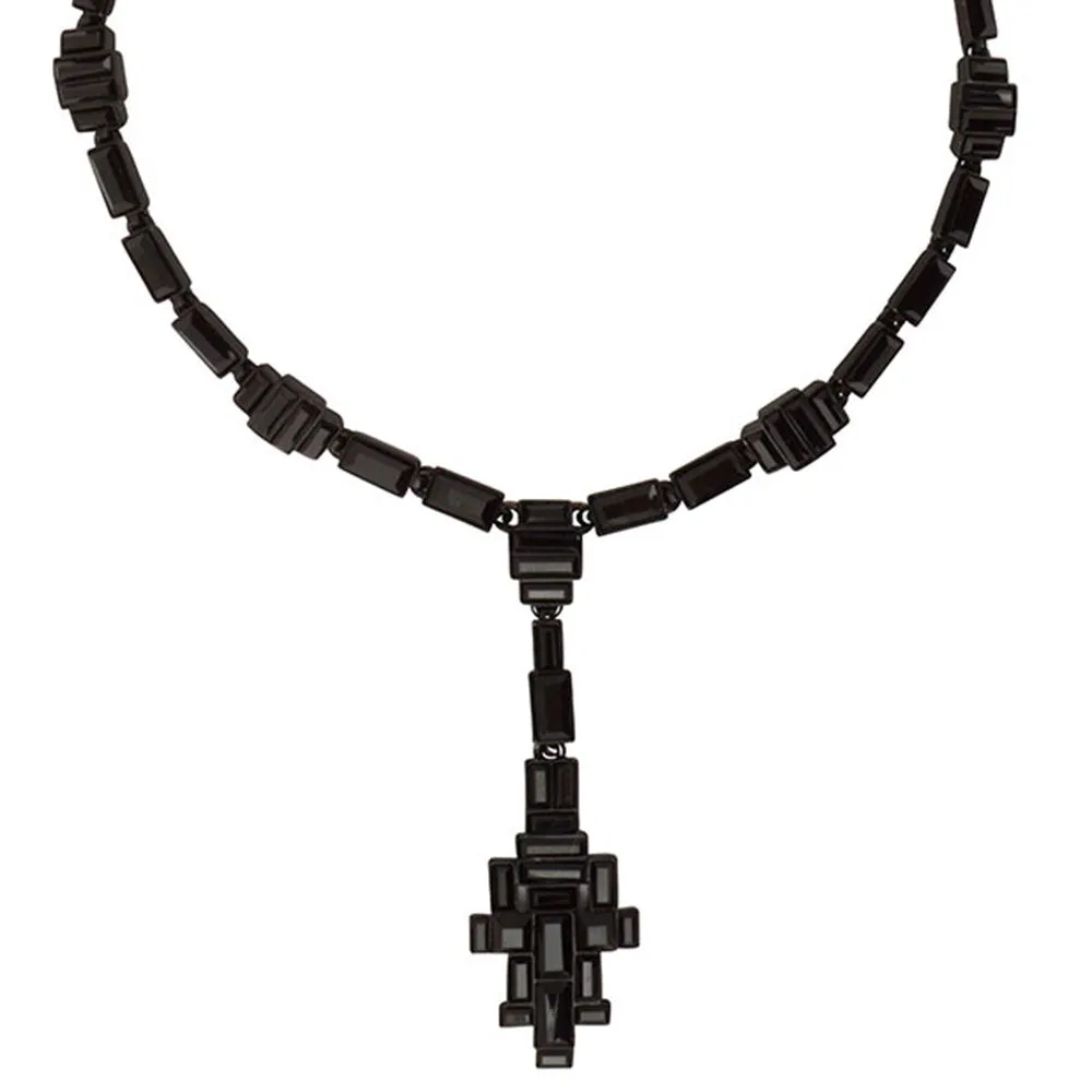 Baguette Crystal Art Deco Necklace