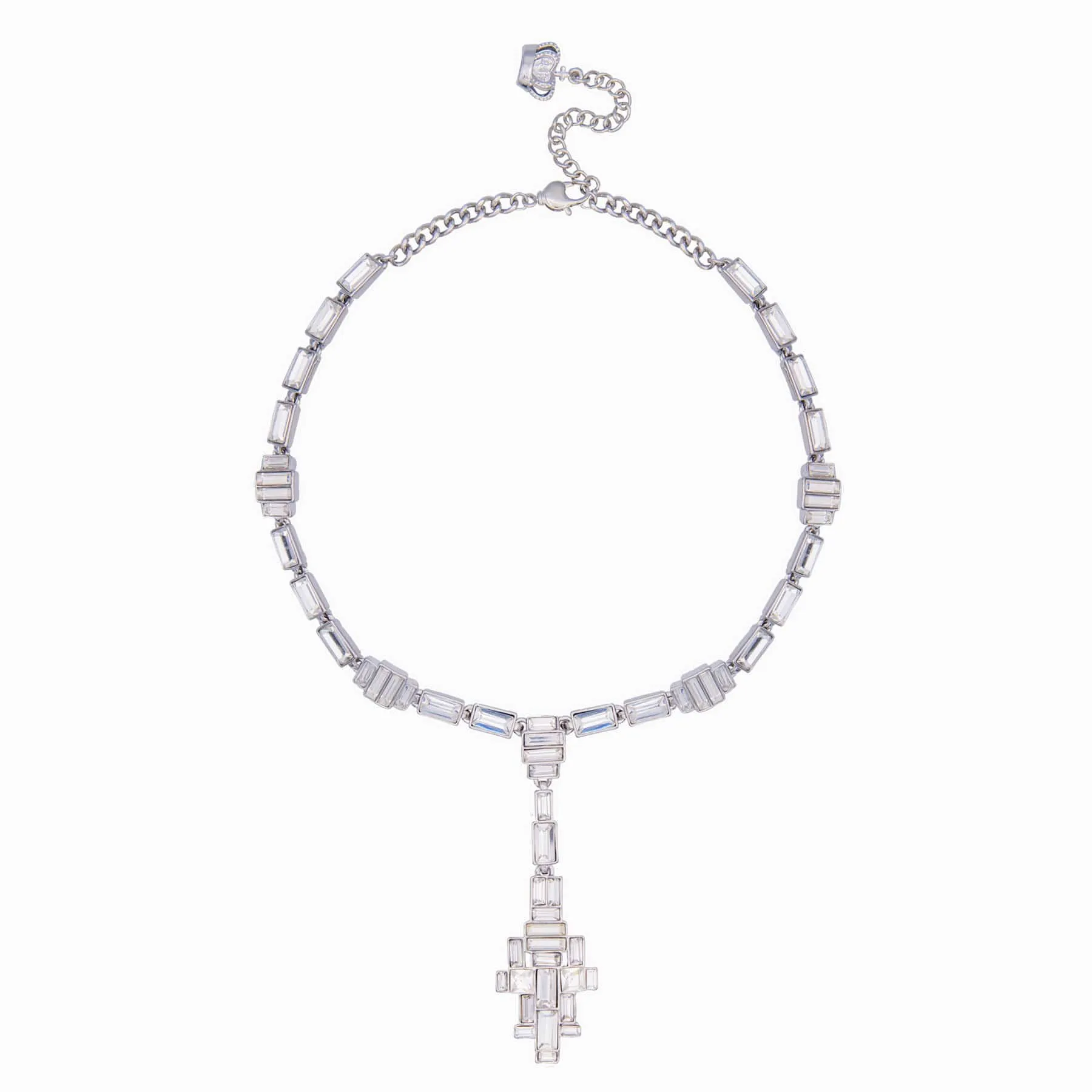 Baguette Crystal Art Deco Necklace