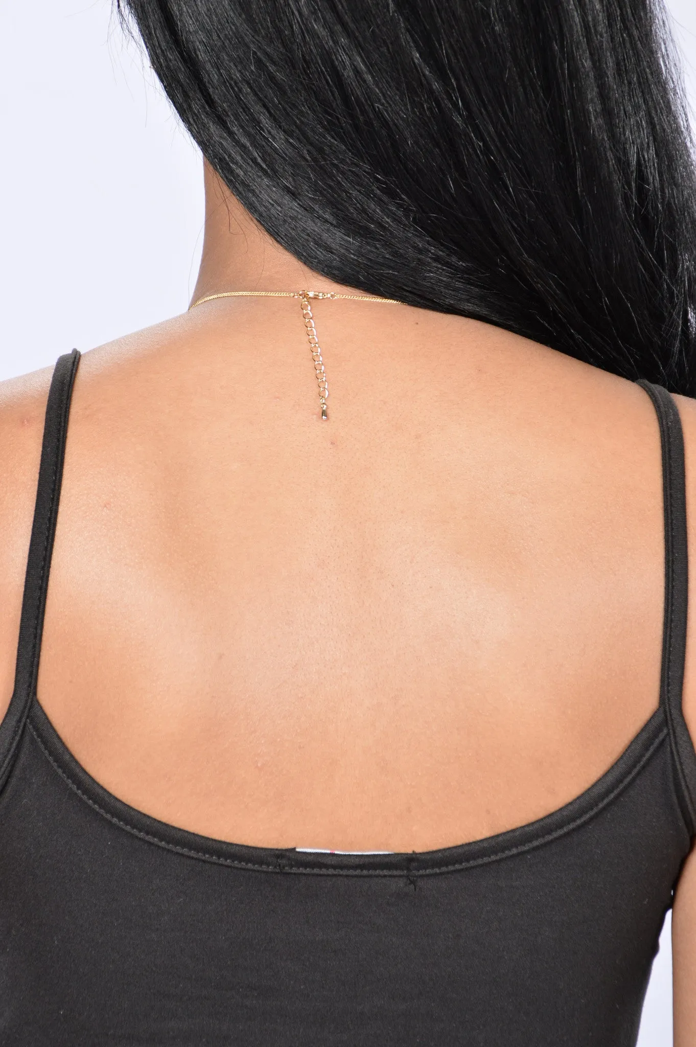 Be There or be Square Necklace - Gold