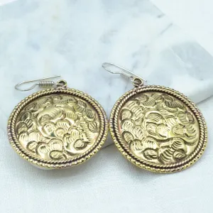 Brass Beauty Earrings