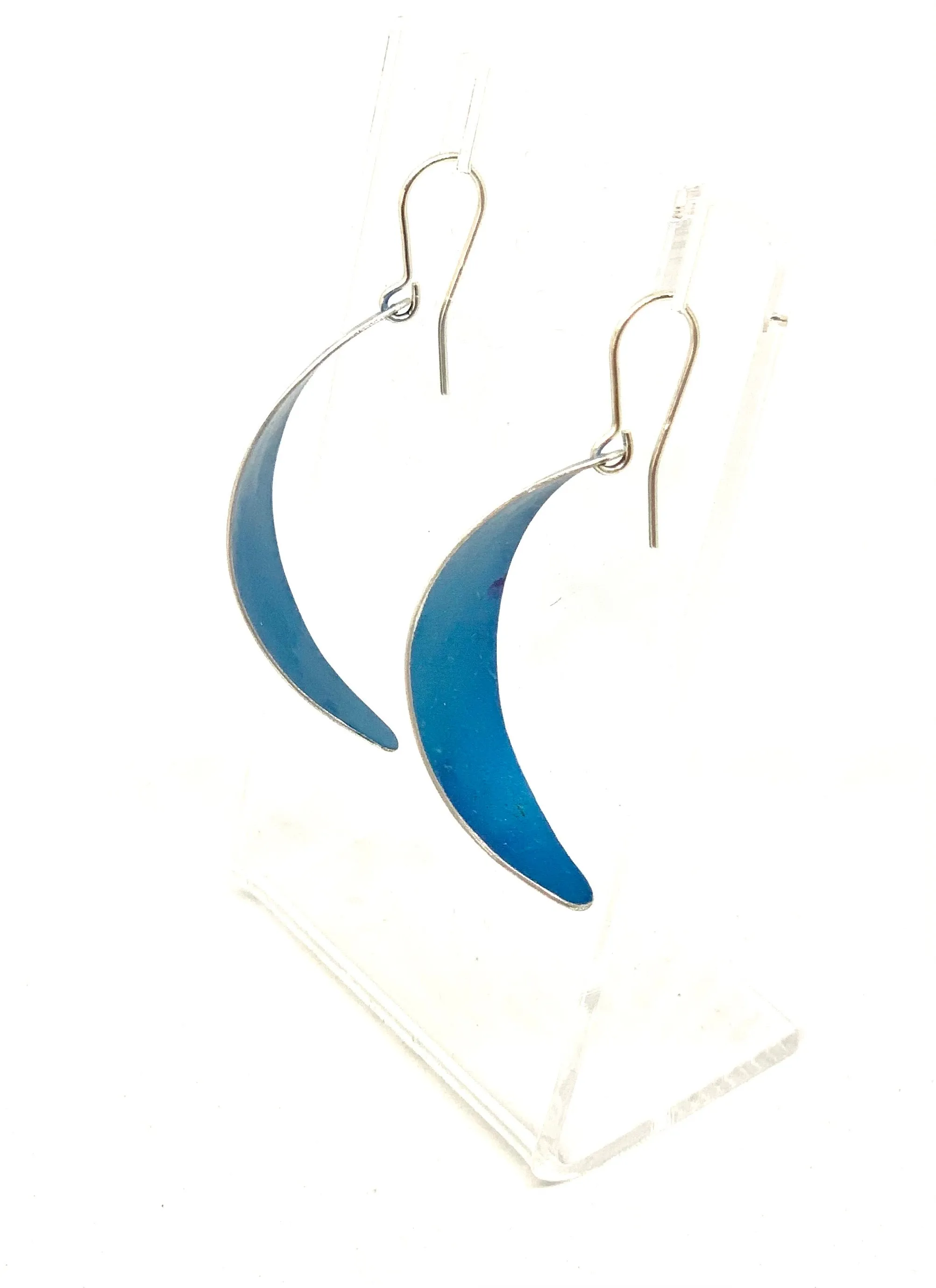 Bright Blue | Coloured aluminium | Earrings