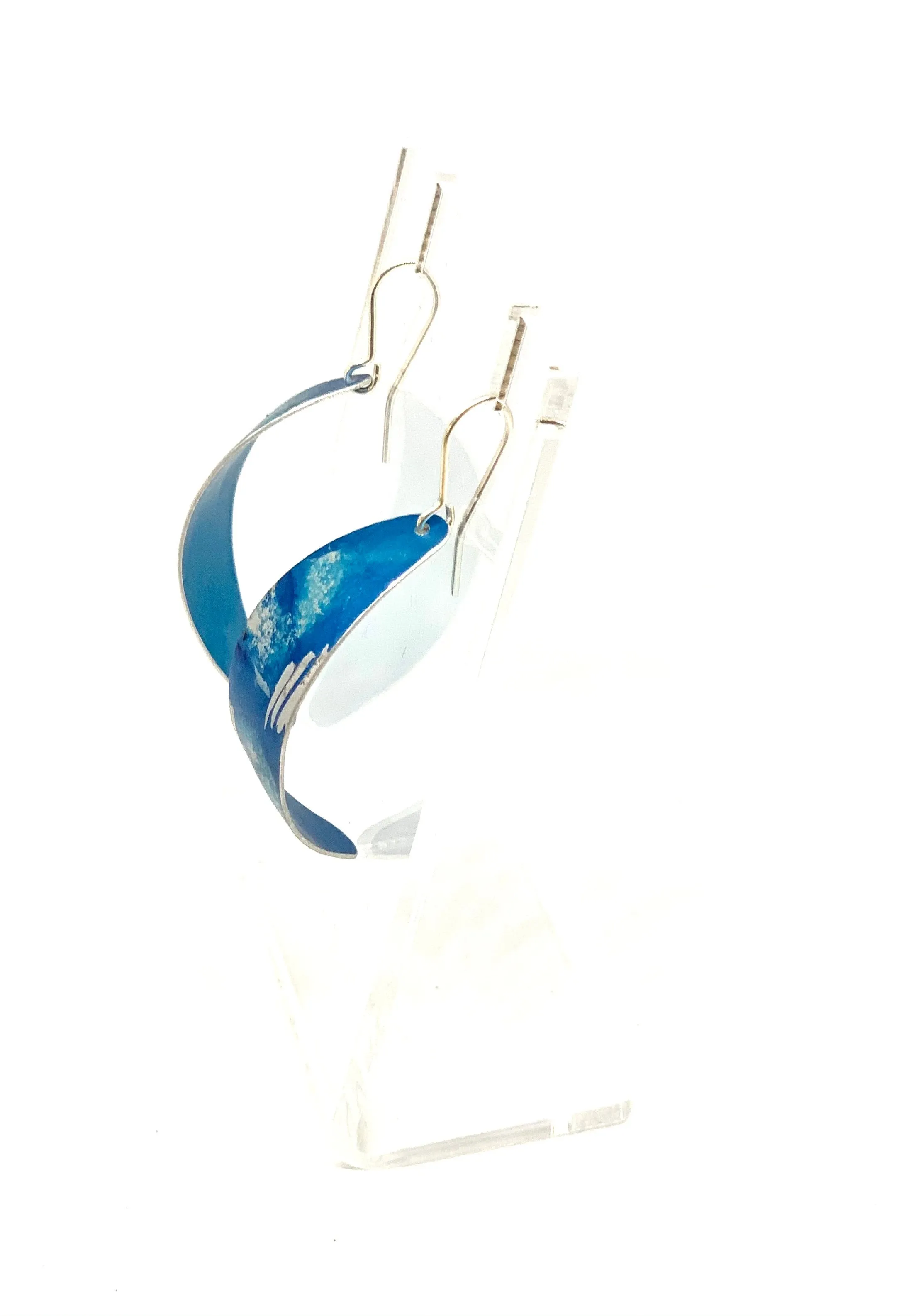 Bright Blue | Coloured aluminium | Earrings