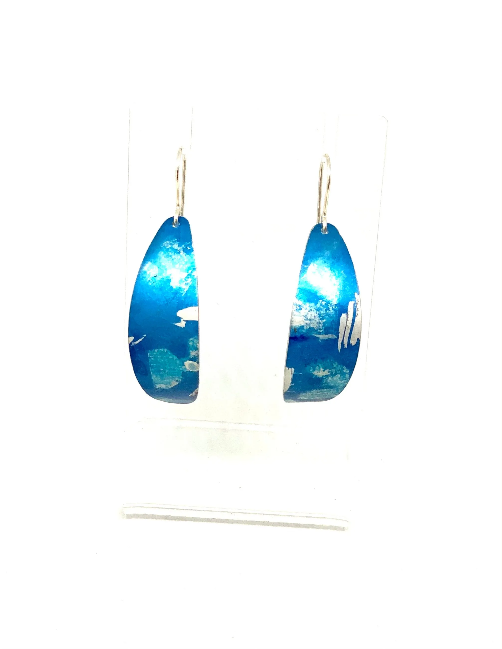 Bright Blue | Coloured aluminium | Earrings
