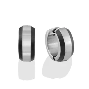 Brushed Beveled Earrings