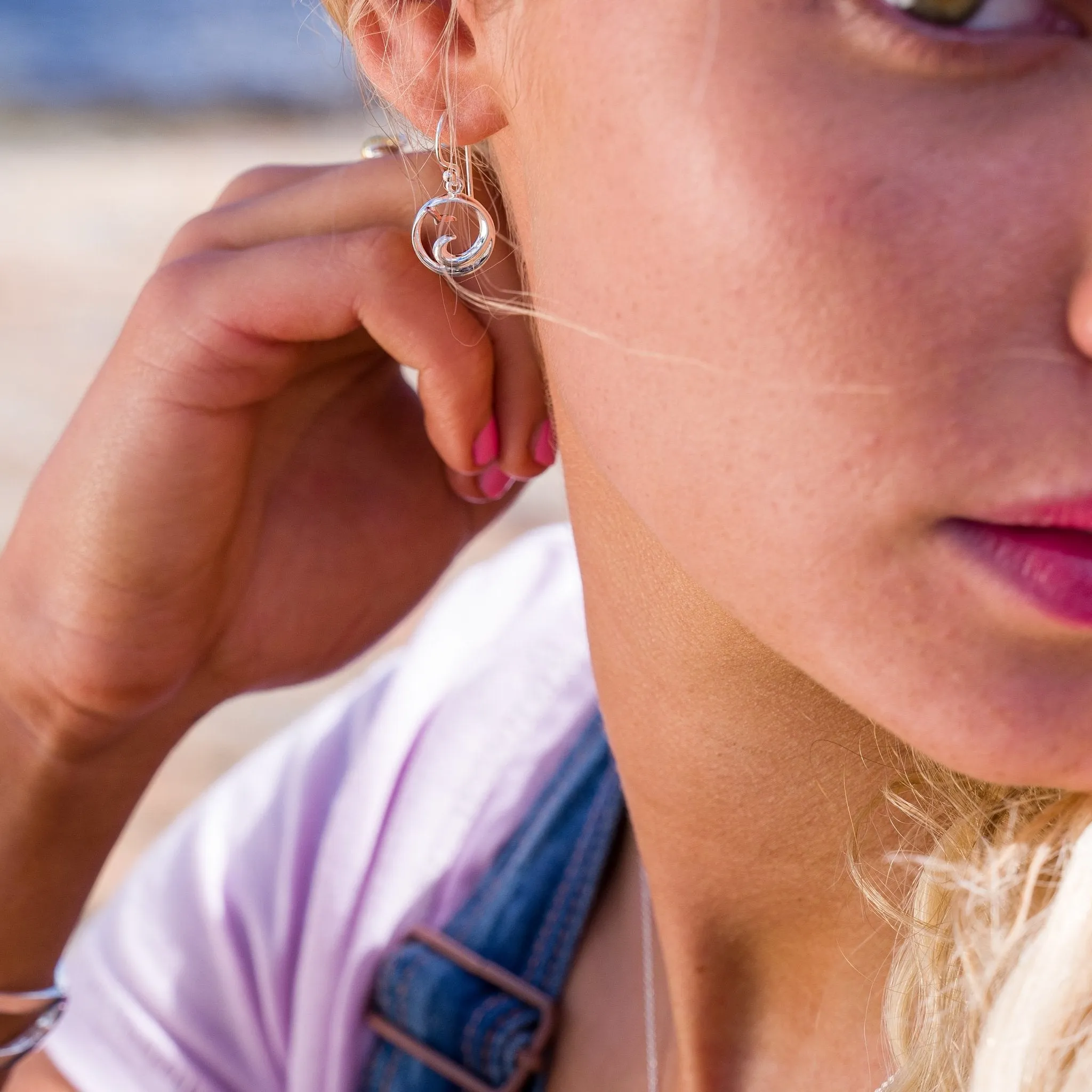 Cornish Wave Earrings