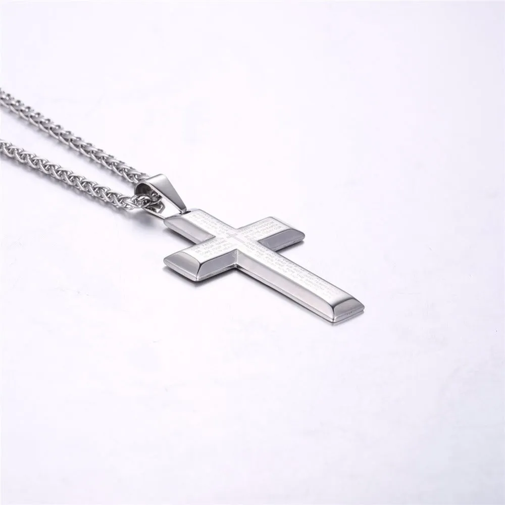 Cross Silver Plated Pendant (Design 63)