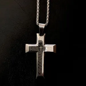 Cross Silver Plated Pendant (Design 63)