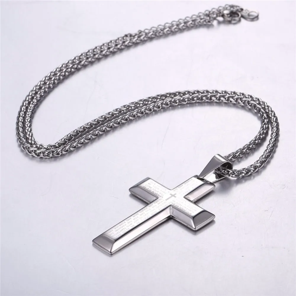 Cross Silver Plated Pendant (Design 63)