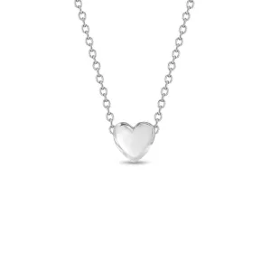 Dainty Heart 16" Women's Necklace - Sterling Silver