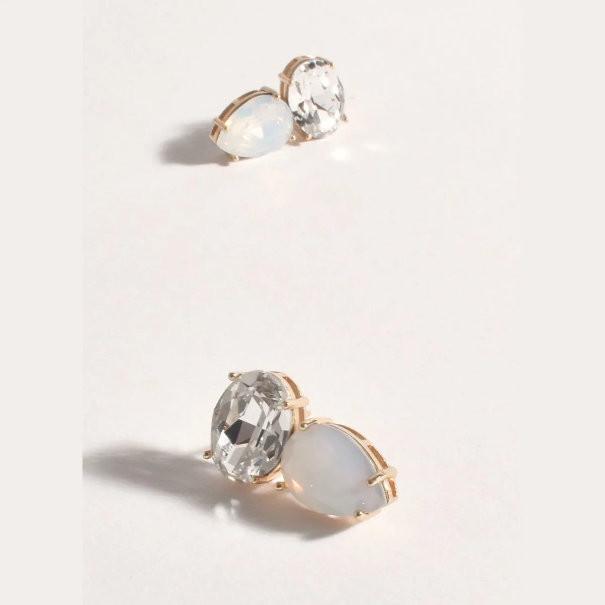 Delia Jewelled Earrings (Opal)