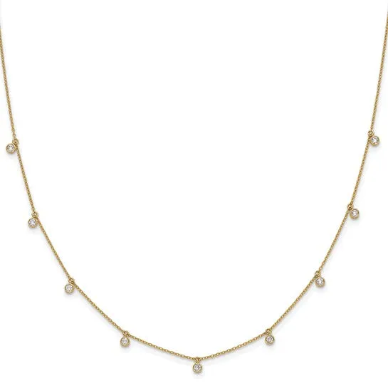 Diamond Station Necklace