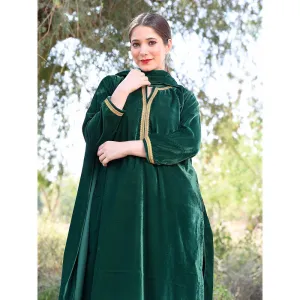 DIMPLE DESIGN STUDIO Green Gold Velvet (Set of 3)