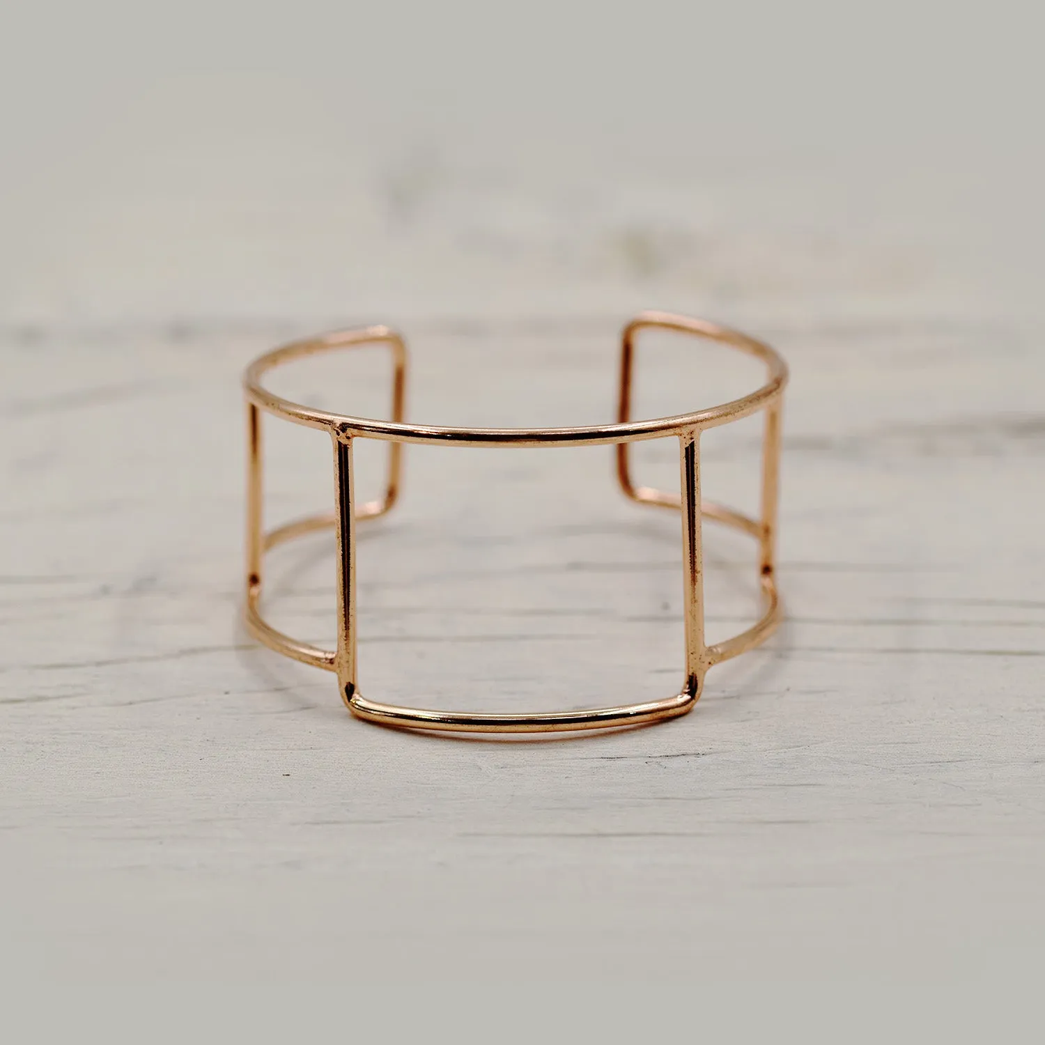 Double row open bangle