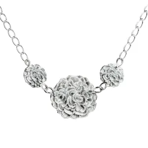 Eudora silver necklace L - Mist
