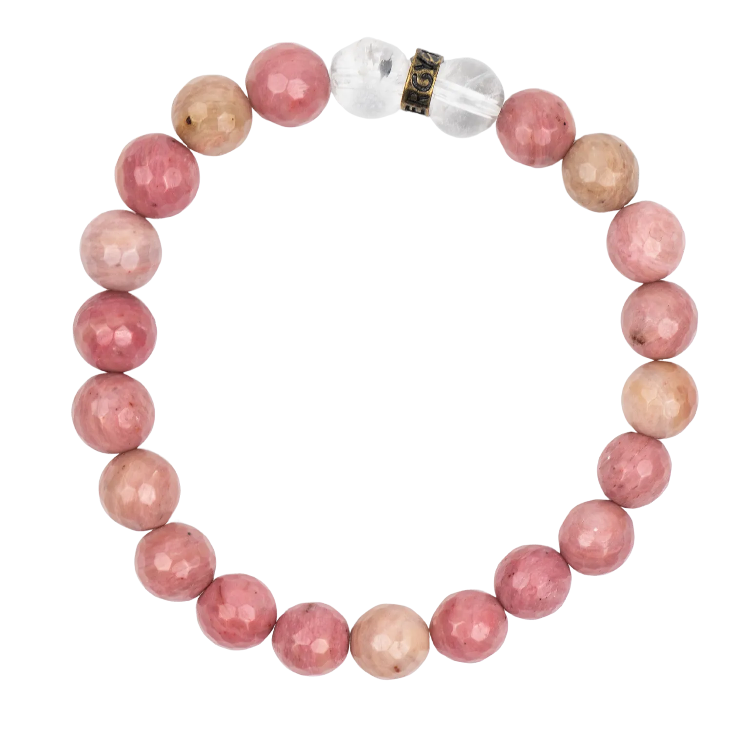 Faceted Rhodonite Bracelet
