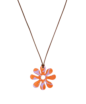 Fleurie La Danseuse Orange Necklace