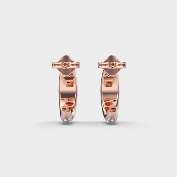Flowing River Diamond Hoops