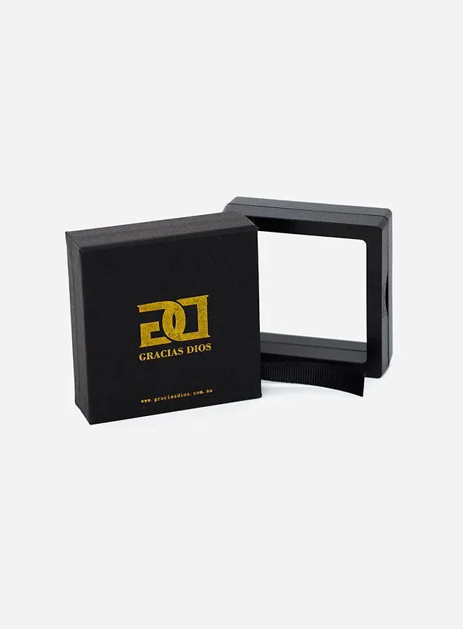 GD Circle Hoop Earrings Gold Plated