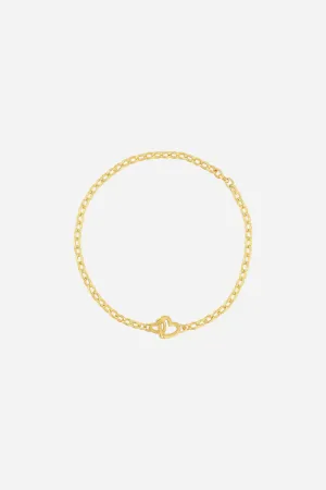 Gorjana Parker Heart Mini Bracelet Gold