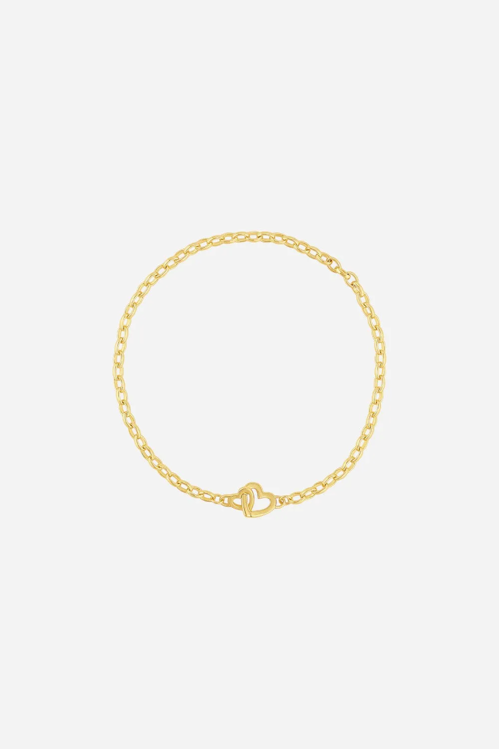 Gorjana Parker Heart Mini Bracelet Gold