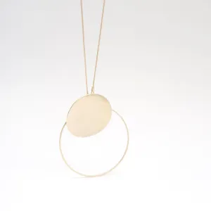 Halo & Dot Necklace - B Grade