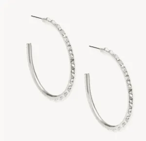 Kendra Scott - Veronica Hoop Earrings - Silver
