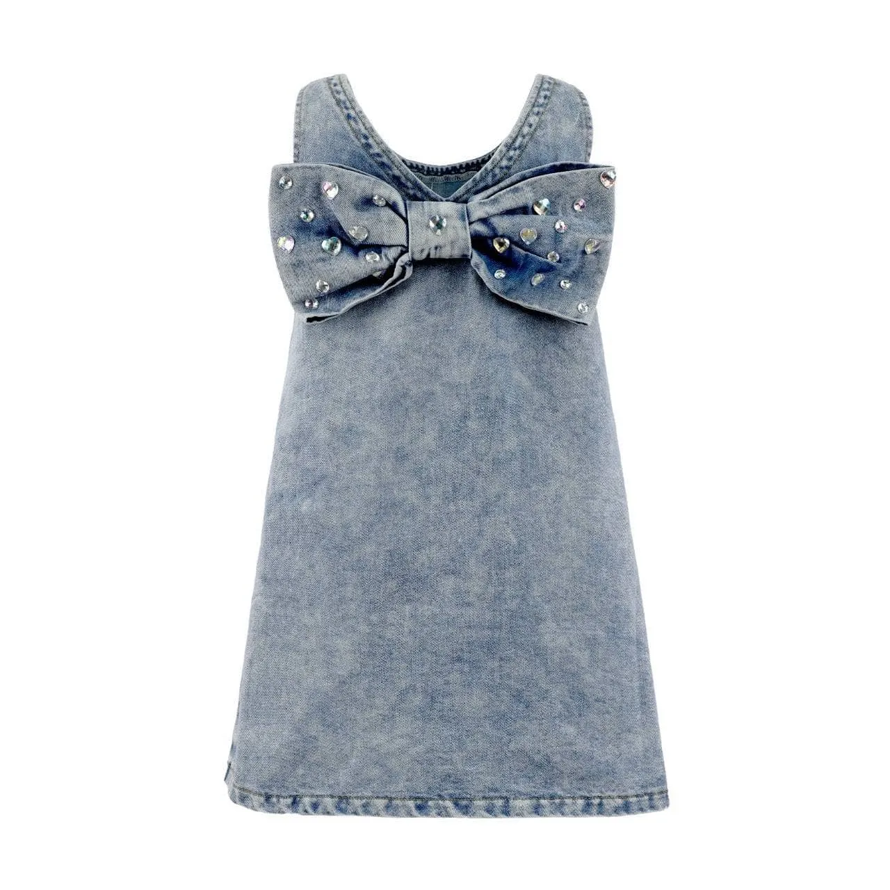 Lola & The Boys Crystal Denim Dress