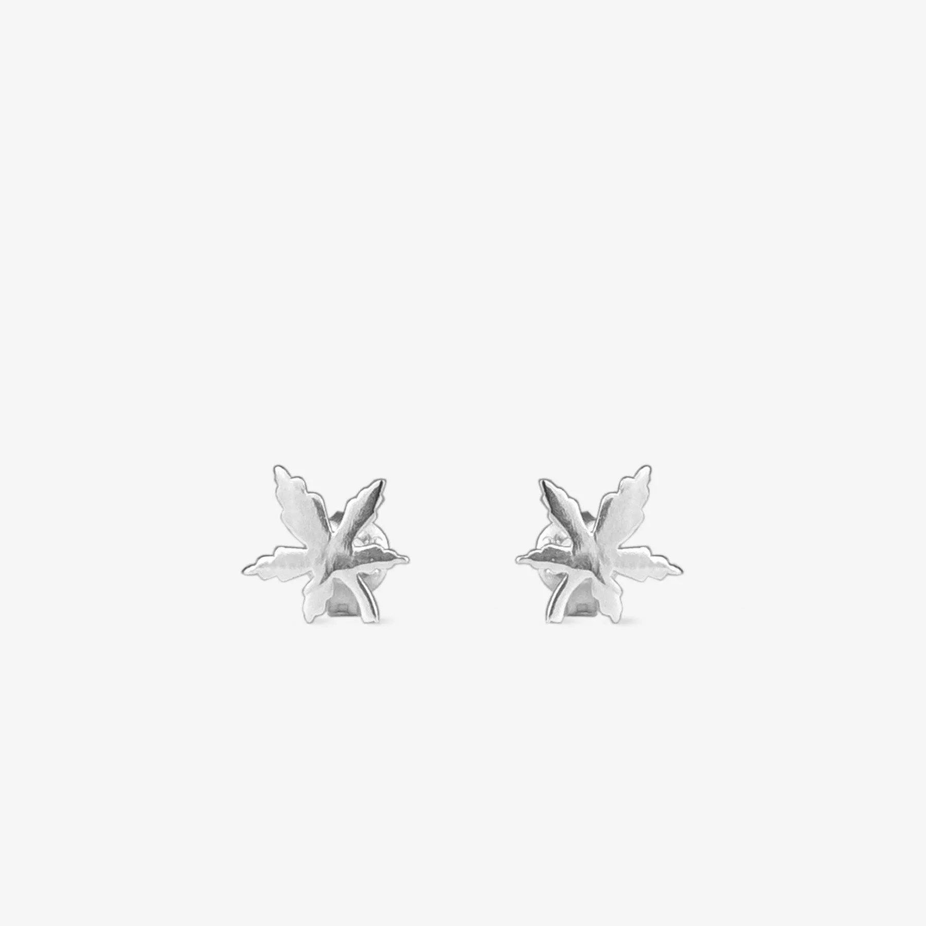 Maple Leaf Stud Earrings