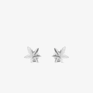Maple Leaf Stud Earrings