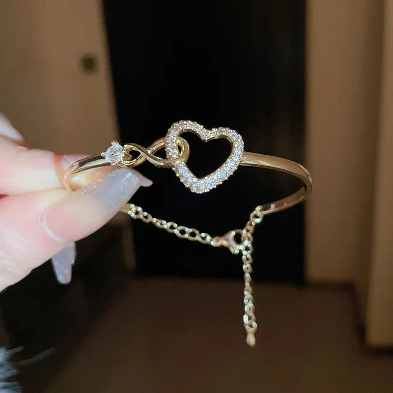 New Korean Bangle Luxury Bracelet Elegant Fashion Shine