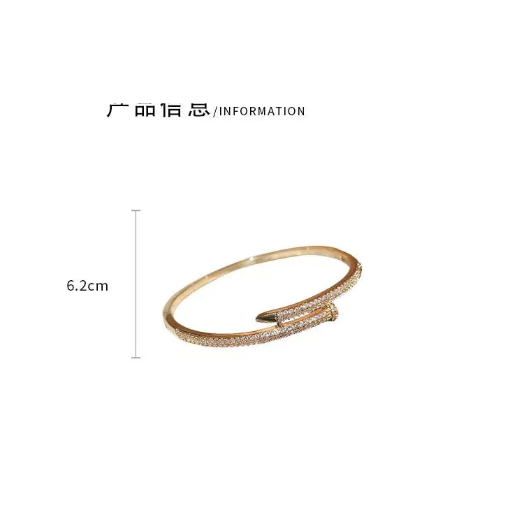 New Korean Bangle Luxury Bracelet Elegant Fashion Shine
