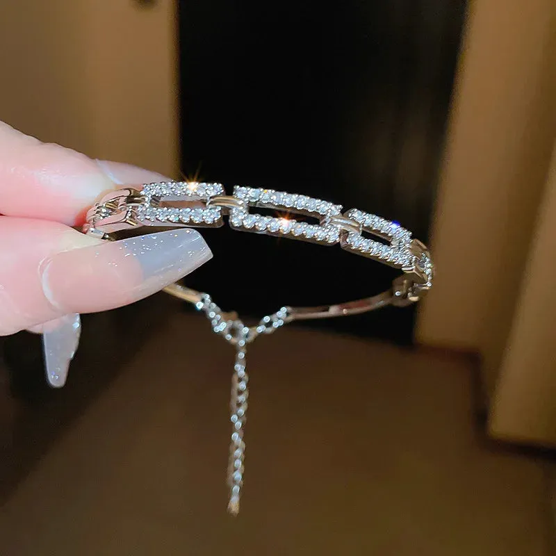 New Korean Bangle Luxury Bracelet Elegant Fashion Shine