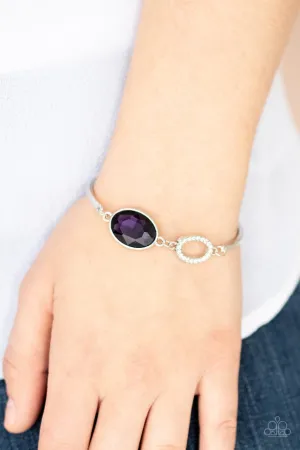 Paparazzi Bracelet ~ Glamorous Glow - Purple