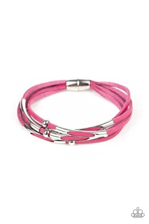 Paparazzi Bracelet ~ Modern Magnetism - Pink