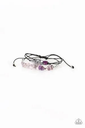 Paparazzi Bracelet ~ Nature Novice - Purple