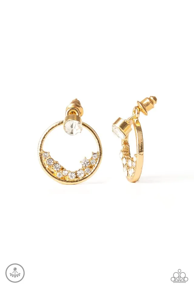 Paparazzi Earring ~ Rich Blitz - Gold
