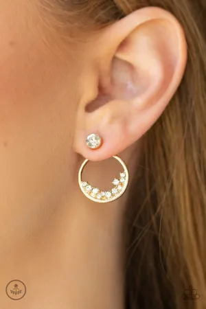 Paparazzi Earring ~ Rich Blitz - Gold