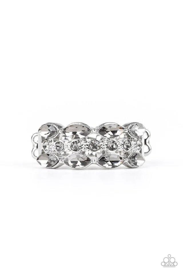 Paparazzi Ring ~ Distractingly Demure - Silver
