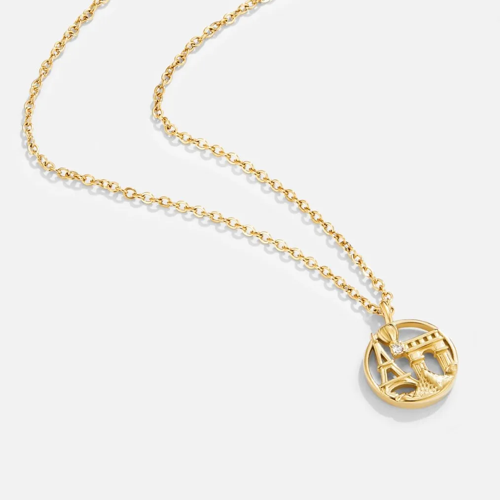 Paris 'The Traveler' City Necklace
