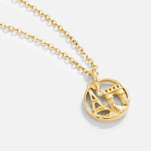 Paris 'The Traveler' City Necklace