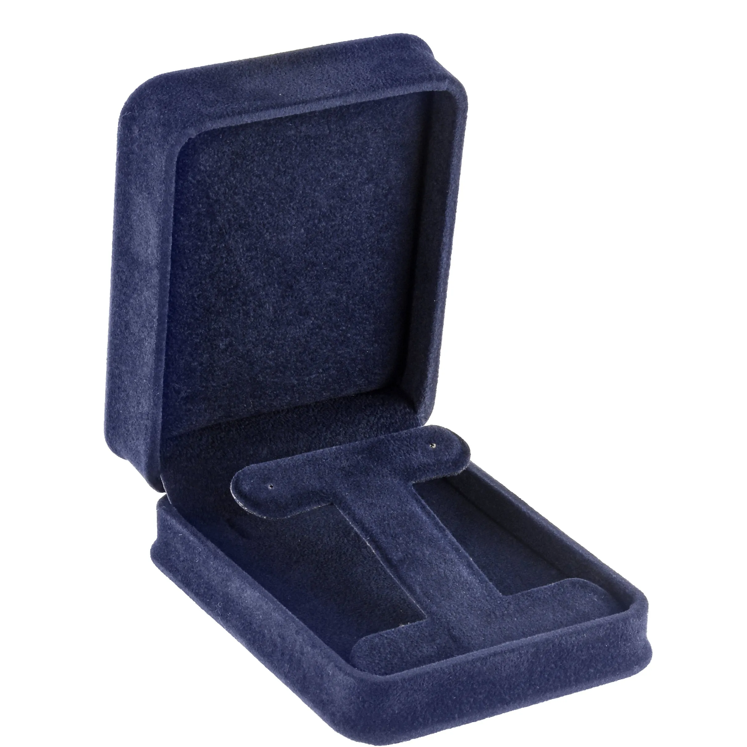Rich Suede Long T-Style Earring Box, Ornate Collection