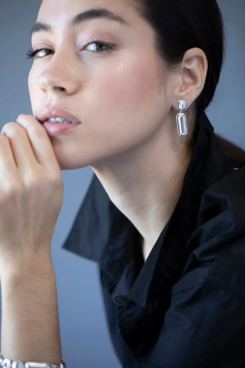 Rock Crystal Earrings