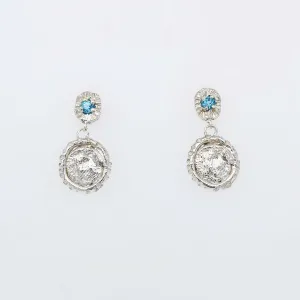 Royale Portrait Silver Earrings